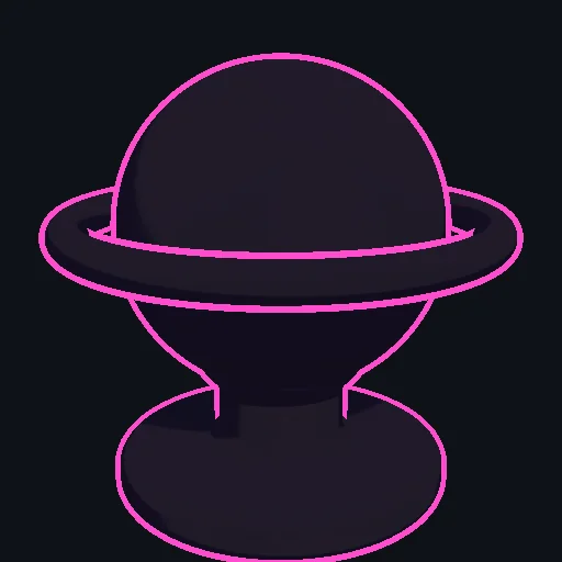 Outline Width: Bass: Inverted hull outline thickness expanding outward dynamically on beat hits.