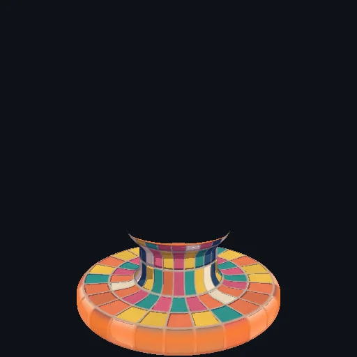 Dissolve: Spherical: Spherical radial dissolve expanding from the object center.