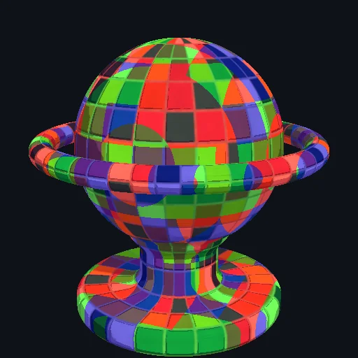 Glitch: Channel Shift: Chromatic RGB channel separation tearing colors across object space.