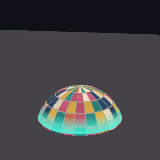Intersection Glow: Depth-buffer contact highlight glowing brilliantly where surfaces intersect.