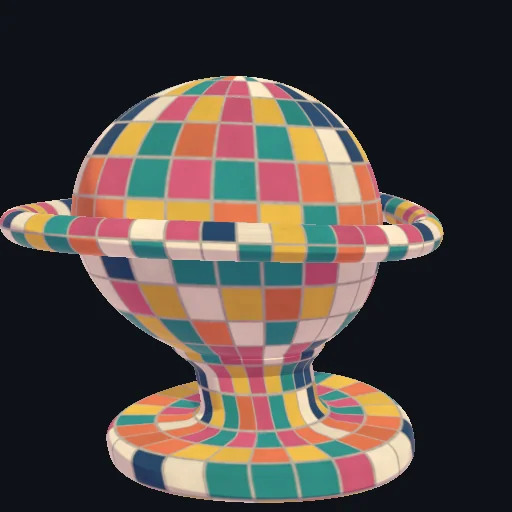 Distortion: Wobble: Tri-axis harmonic wobble displacing X, Y, and Z vertices synchronously.