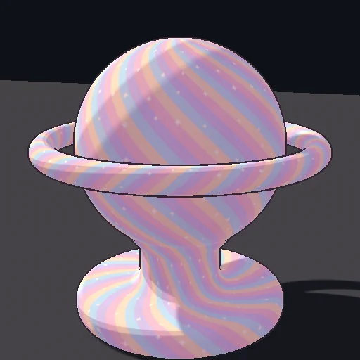 Toon: 4-Tone + Highlight: Rich 4-tier shading featuring specular highlight, base tone, midtone, and deep shadow.