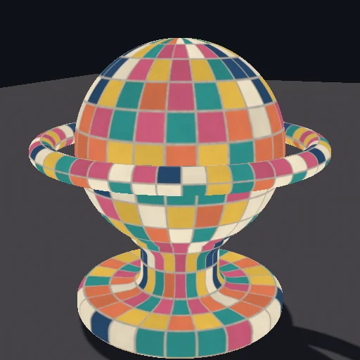 Unlit Mode: Pure flat albedo shading unaffected by scene lighting or shadows. Zero GPU lighting overhead.