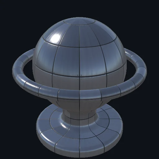 Metal Panels (PBR Maps): Full PBR material with metallic-gloss, ambient occlusion, and normal maps.