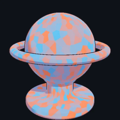 Procedural Voronoi: Animated organic Voronoi cellular pattern generated in real-time on GPU.